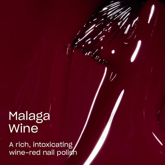 OPI brush stroke of Malaga Wine demonstrating smooth, streak-free application