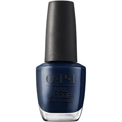 OPI bottle front view showing deep navy shade and clean packaging benefit