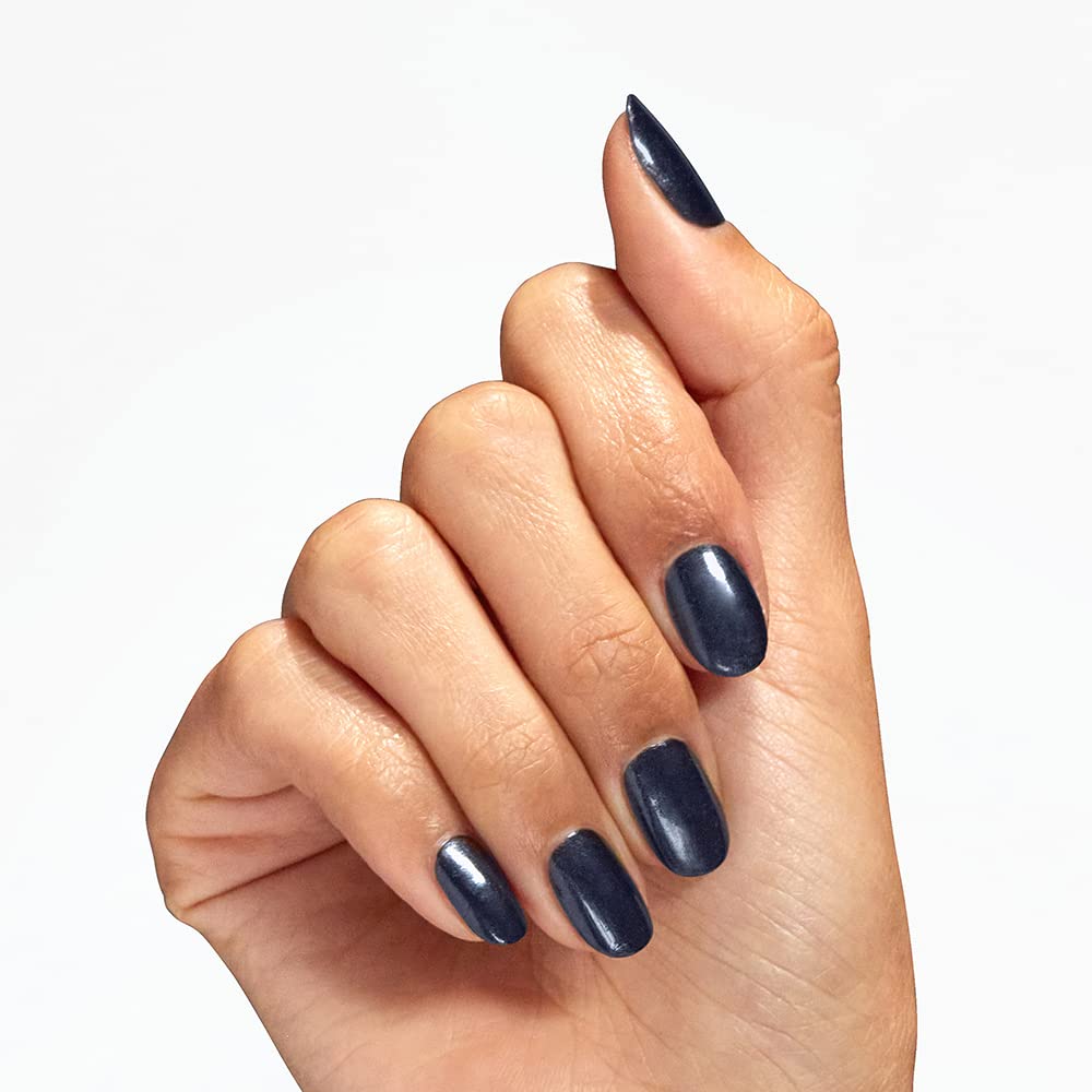 OPI painted nails swatch on hand demonstrating opaque, salon-quality finish