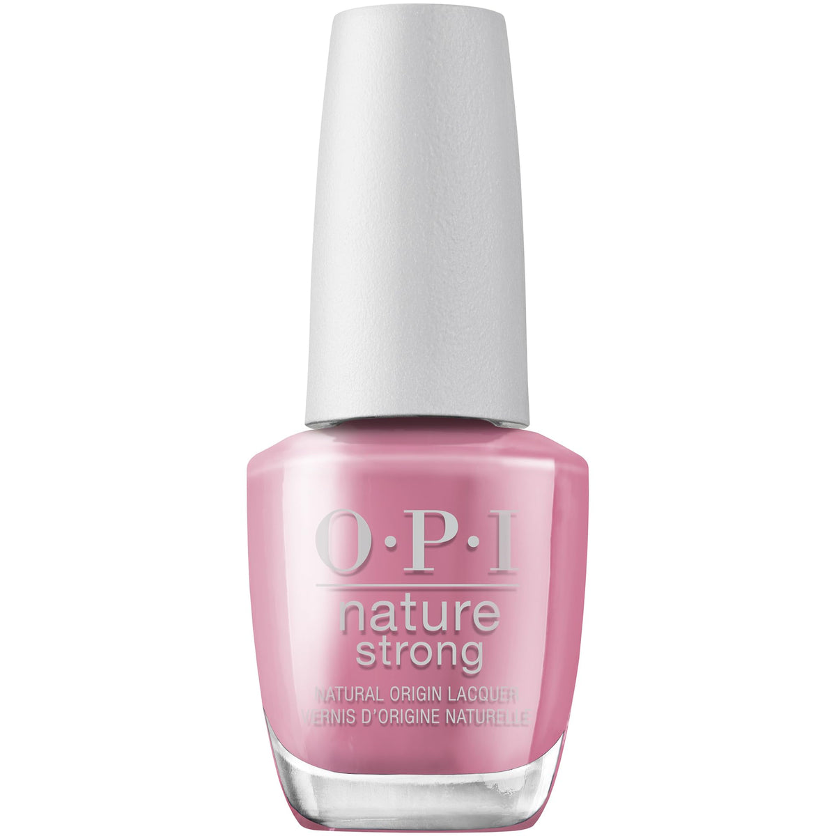 OPI bottle front view showing soft pink shade and brand clarity benefit