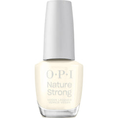 OPI bottle front view showing Cauliflower Power and clean warm white shade benefit