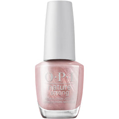 OPI bottle front view showing pale pink shade and glossy finish benefit