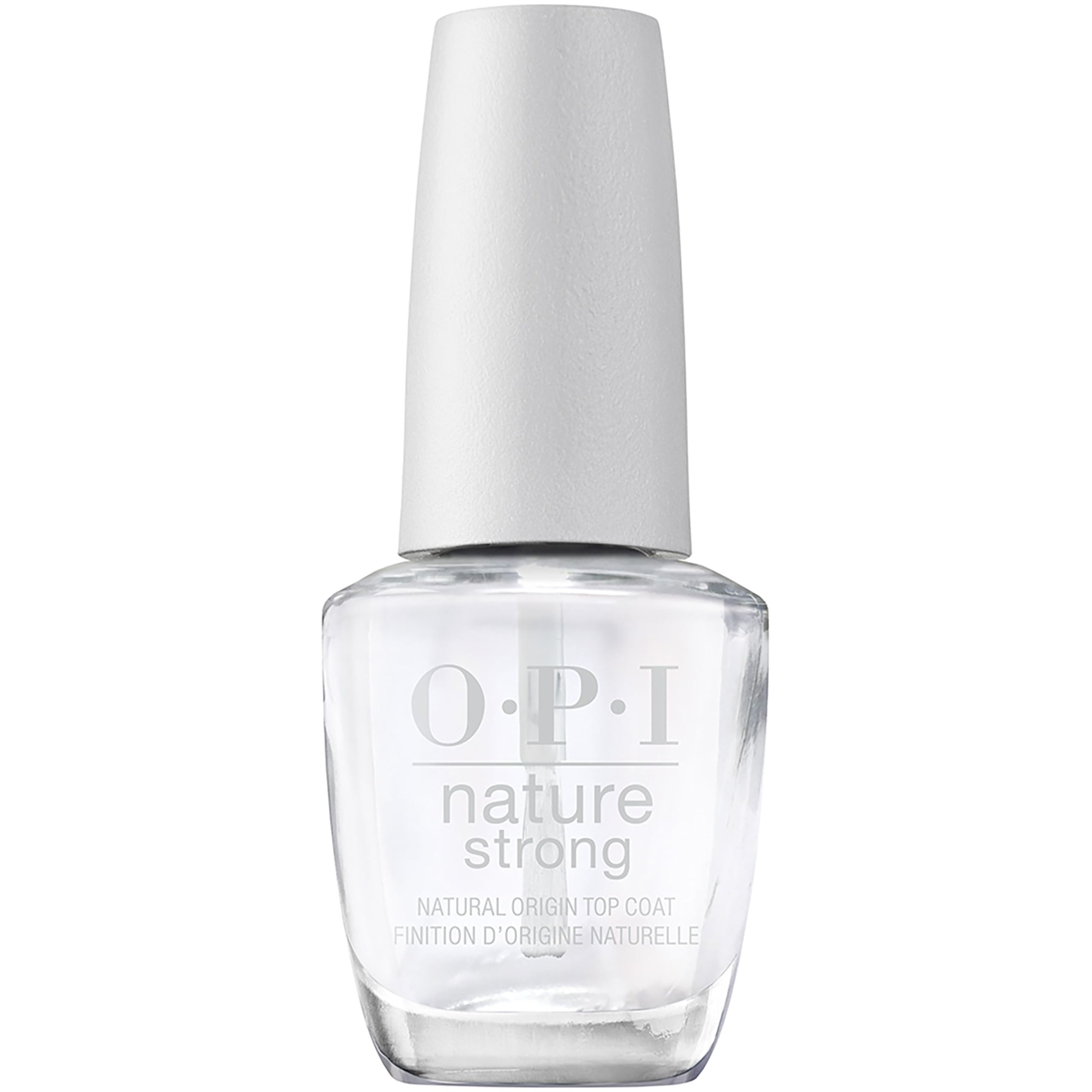 OPI Nature Strong front bottle showing label and eco benefits