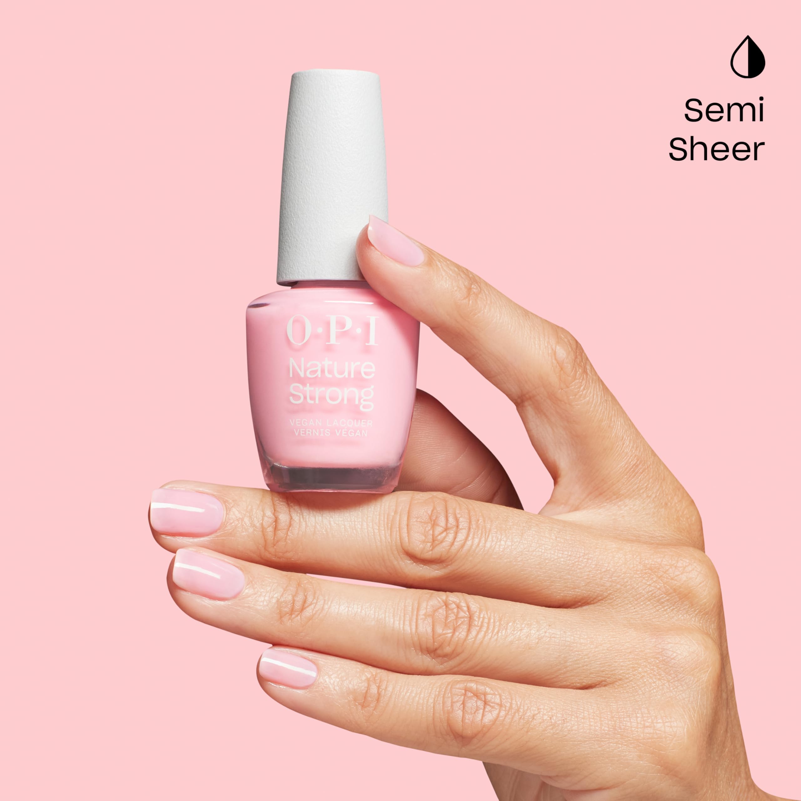 OPI glossy finish close-up revealing high-shine, salon-style surface