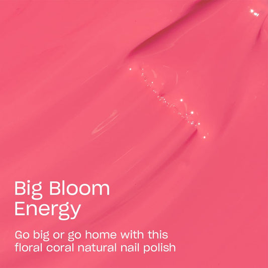 OPI label close-up highlighting Nature Strong eco information
