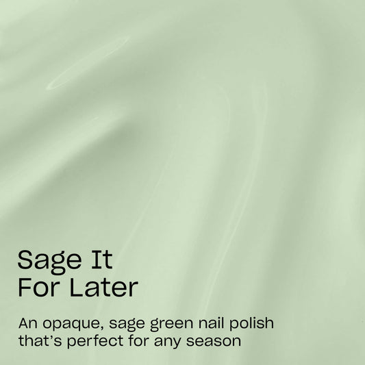 OPI label close-up highlighting Nature Strong branding and vegan benefit