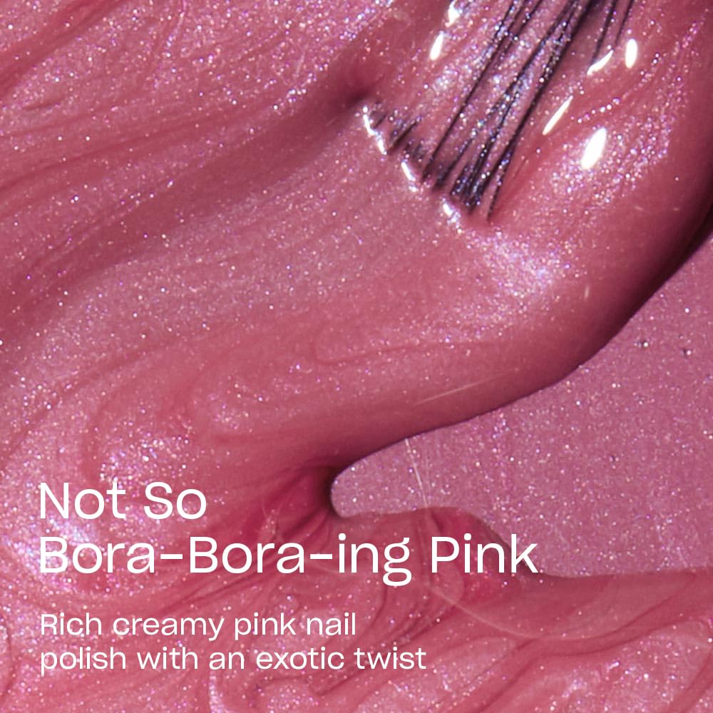 OPI brush stroke demo highlighting smooth application and streak-free coverage
