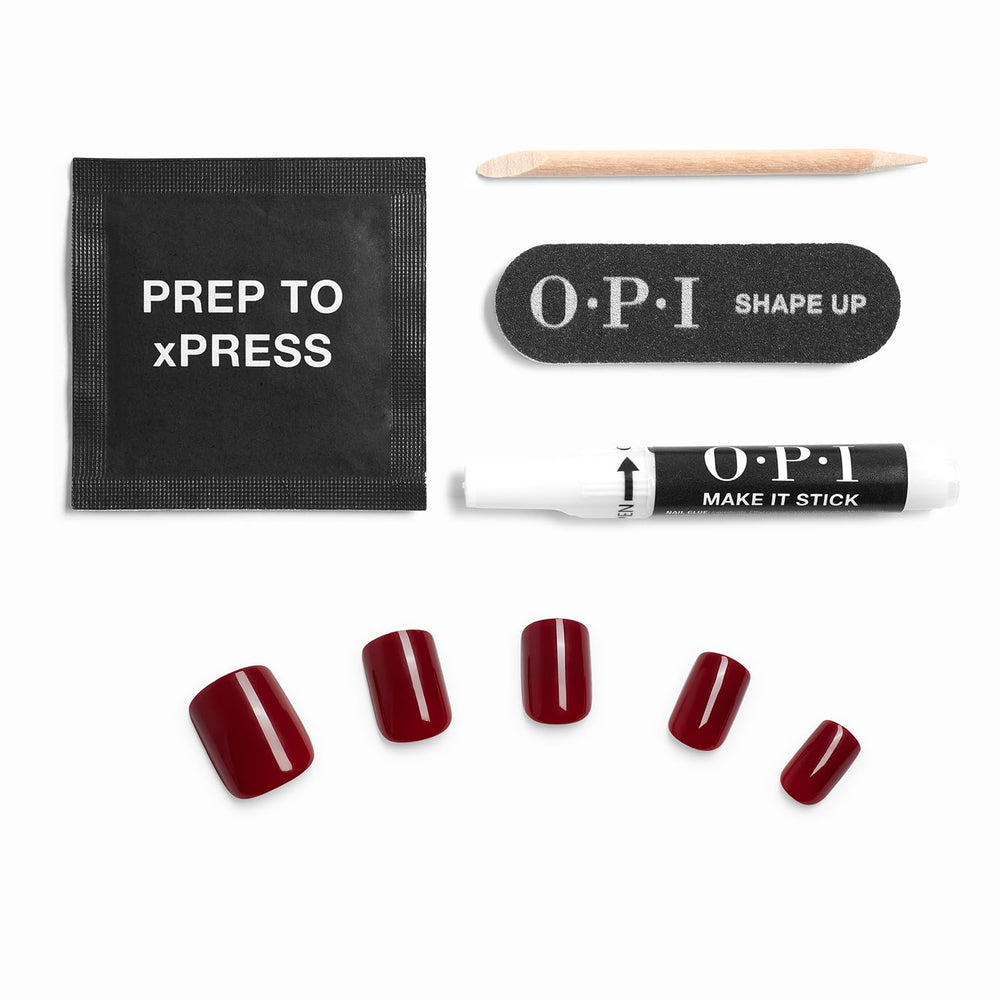 OPI tips laid on size comparison board to find perfect custom fit