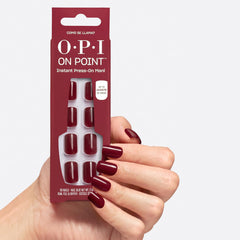 OPI nails worn on hands in everyday setting for polished instant style