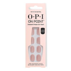 OPI on point front packaging showing kit contents and quick convenience