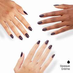 OPI demonstration of applying O Suzi Mio press-on for quick salon-style nails