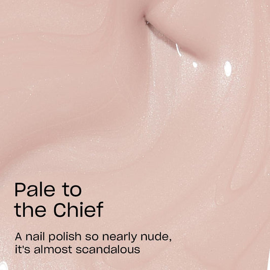 OPI brush stroke of Pale to the Chief demonstrating smooth application