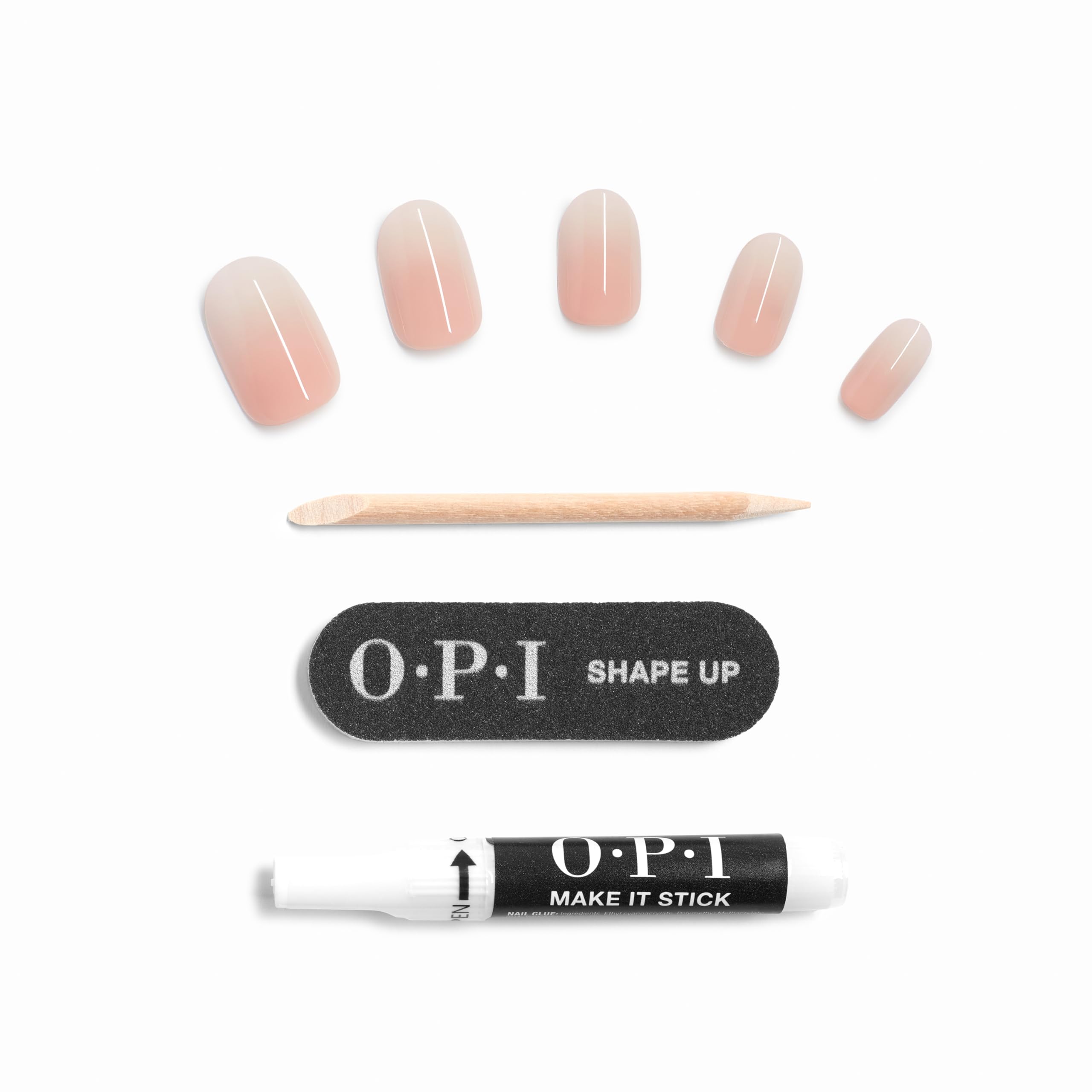 OPI Peach Smoochie size comparison on fingers to show fit options and comfort