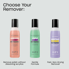 OPI pen in use removing excess polish at cuticle for salon-finished manicure