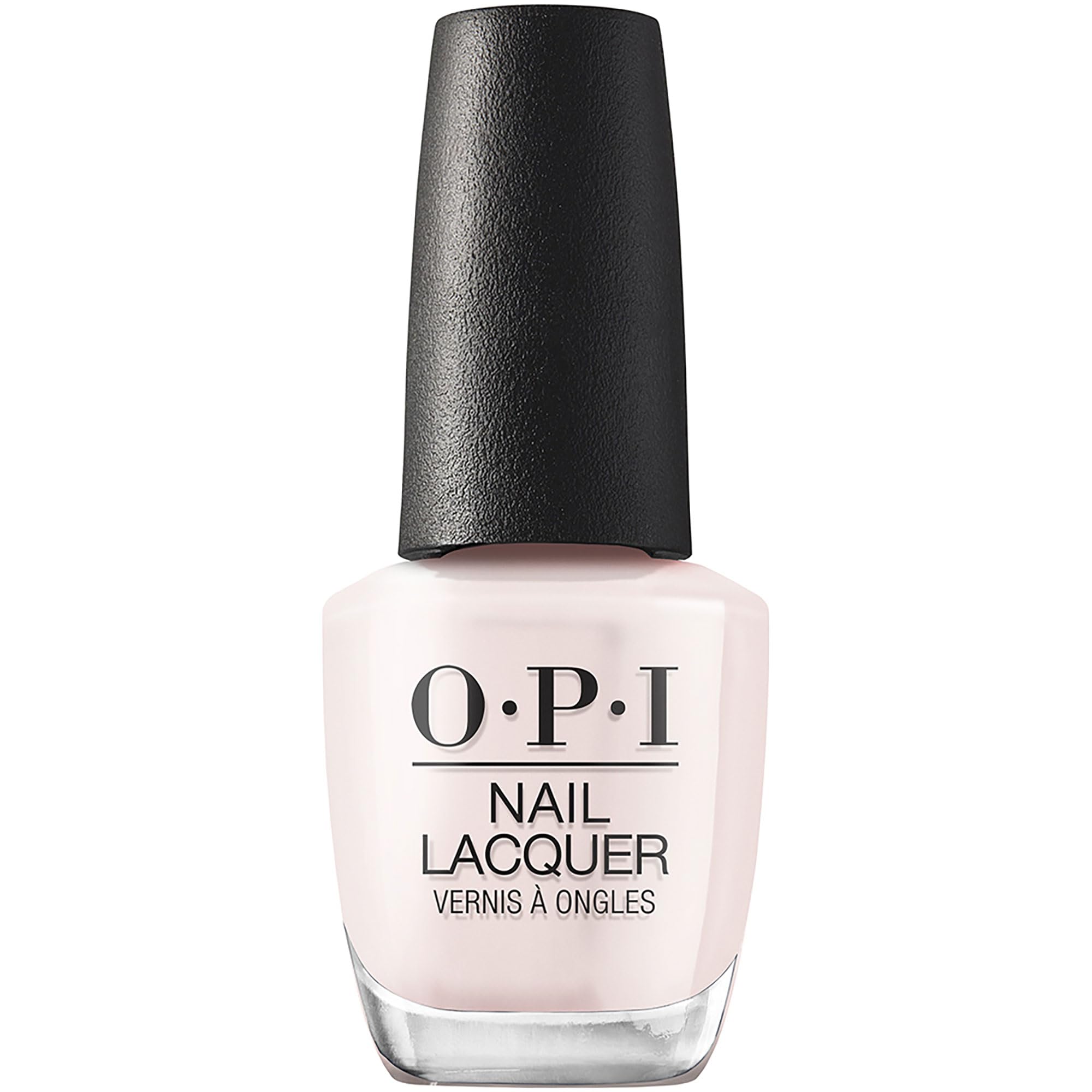 OPI bottle front view showing soft pink crème and salon-quality shine