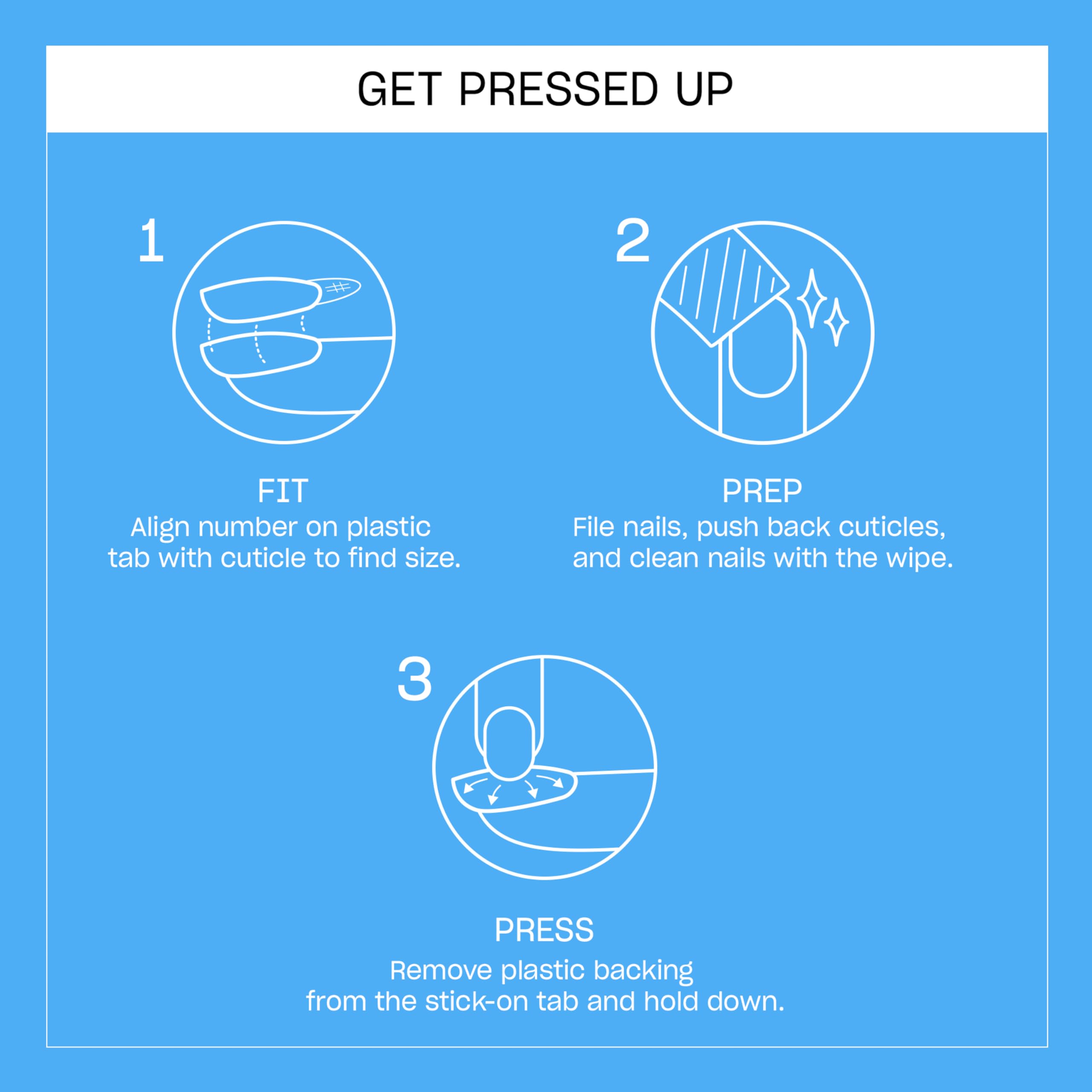OPI Planetary Pop applied on fingers during installation showing quick press-on benefit