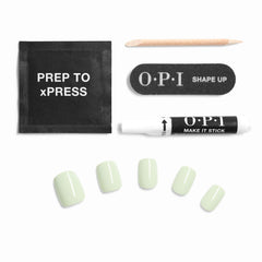 OPI kit contents with glue and tips showing ready-to-use convenience
