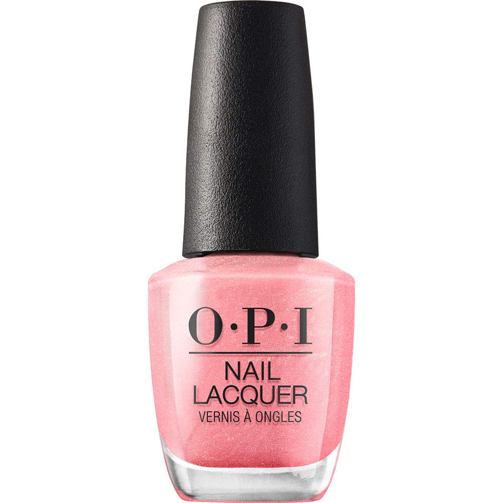 OPI Nail Lacquer Princesses Rule front bottle showing label and soft pink shimmer
