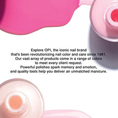 OPI label detail highlighting product name and ingredient transparency