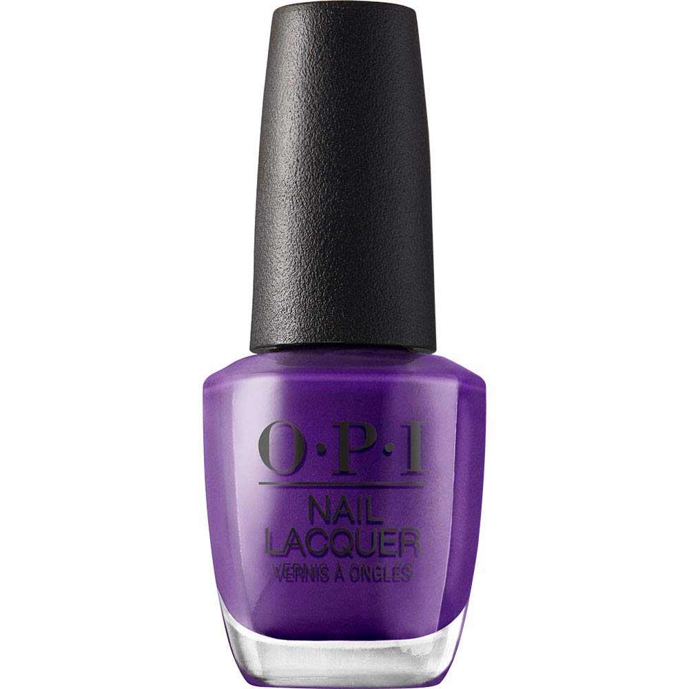 OPI bottle front view showing deep purple shade and glossy finish