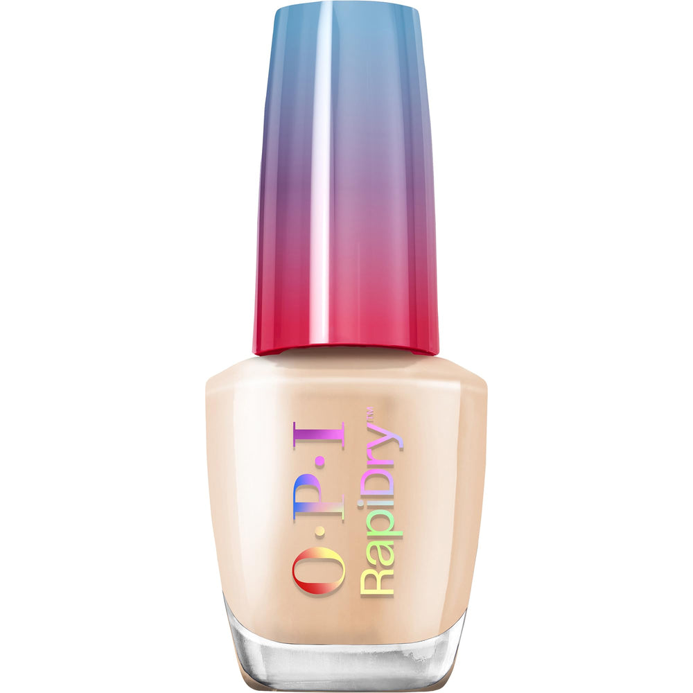 OPI bottle front view showing shade and glossy finish benefit