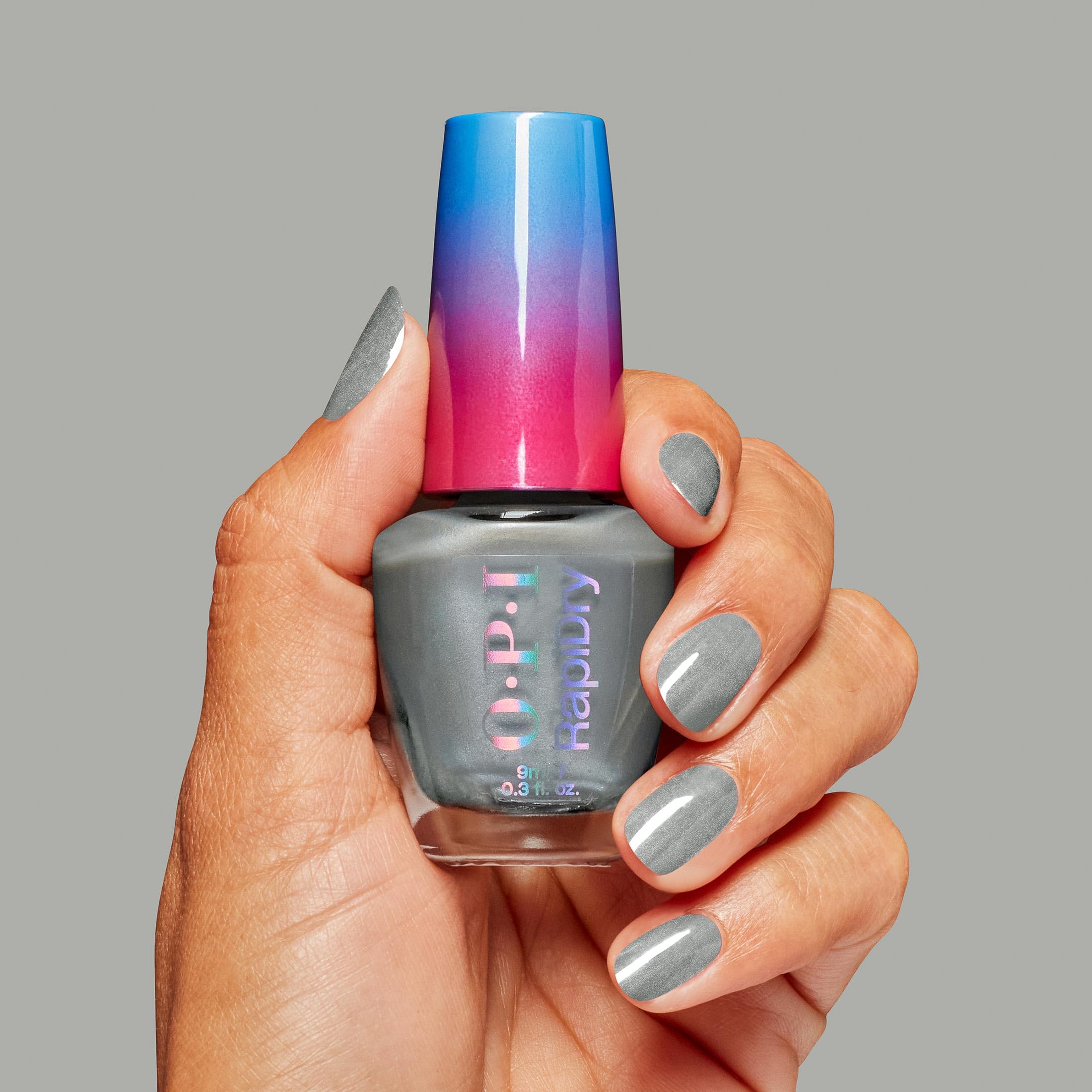 OPI polish texture pool showing reflective shimmer and easy spread benefit