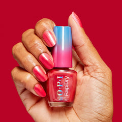 OPI RapiDry Fuego polish texture close-up showing smooth shimmer for high-gloss shine