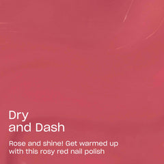 OPI Speedy Rush Brush detail, demonstrates even application and faster drying benefit