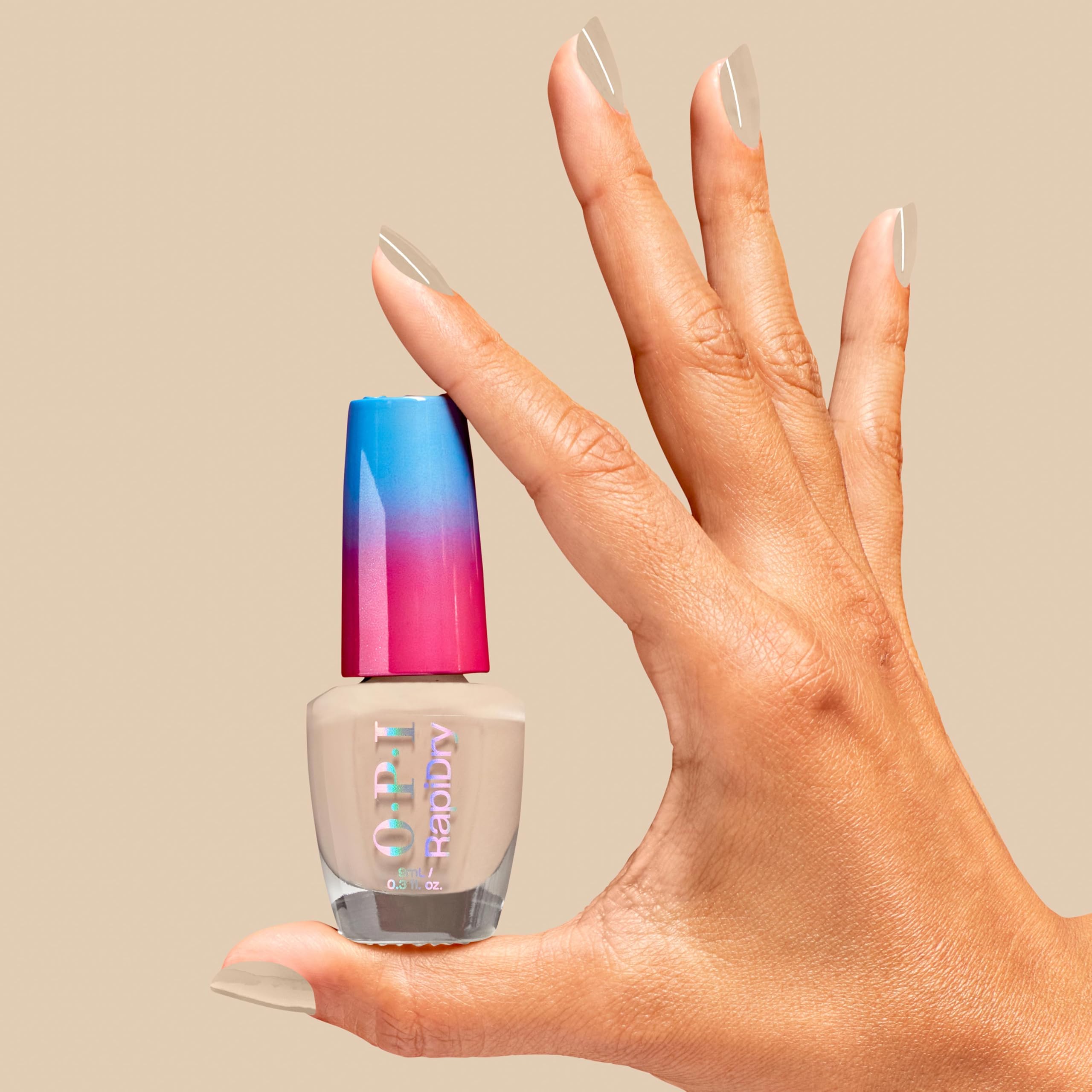 OPI lacquer texture close-up highlighting smooth crème coverage benefit
