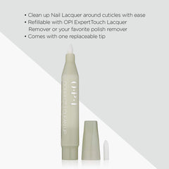 OPI replacement felt tip and cap detail for easy maintenance and fresh application