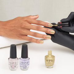 OPI toe nail application example showing even coverage and multi-use benefit