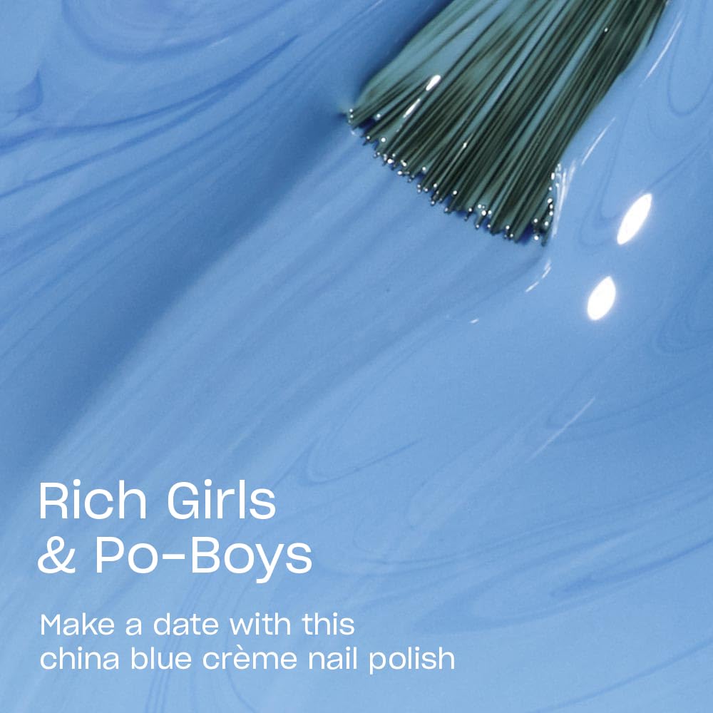 OPI brush stroke of rich girls & po-boys showing smooth, streak-free finish