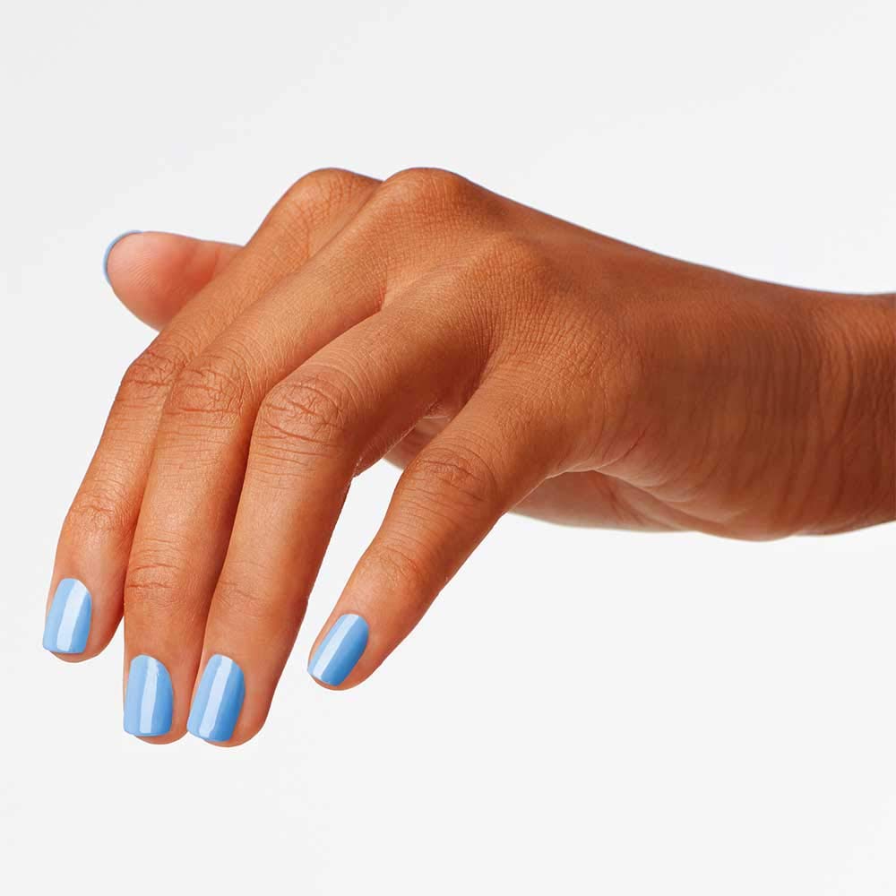 Close-up of OPI rich girls & po-boys crème texture showing even coverage