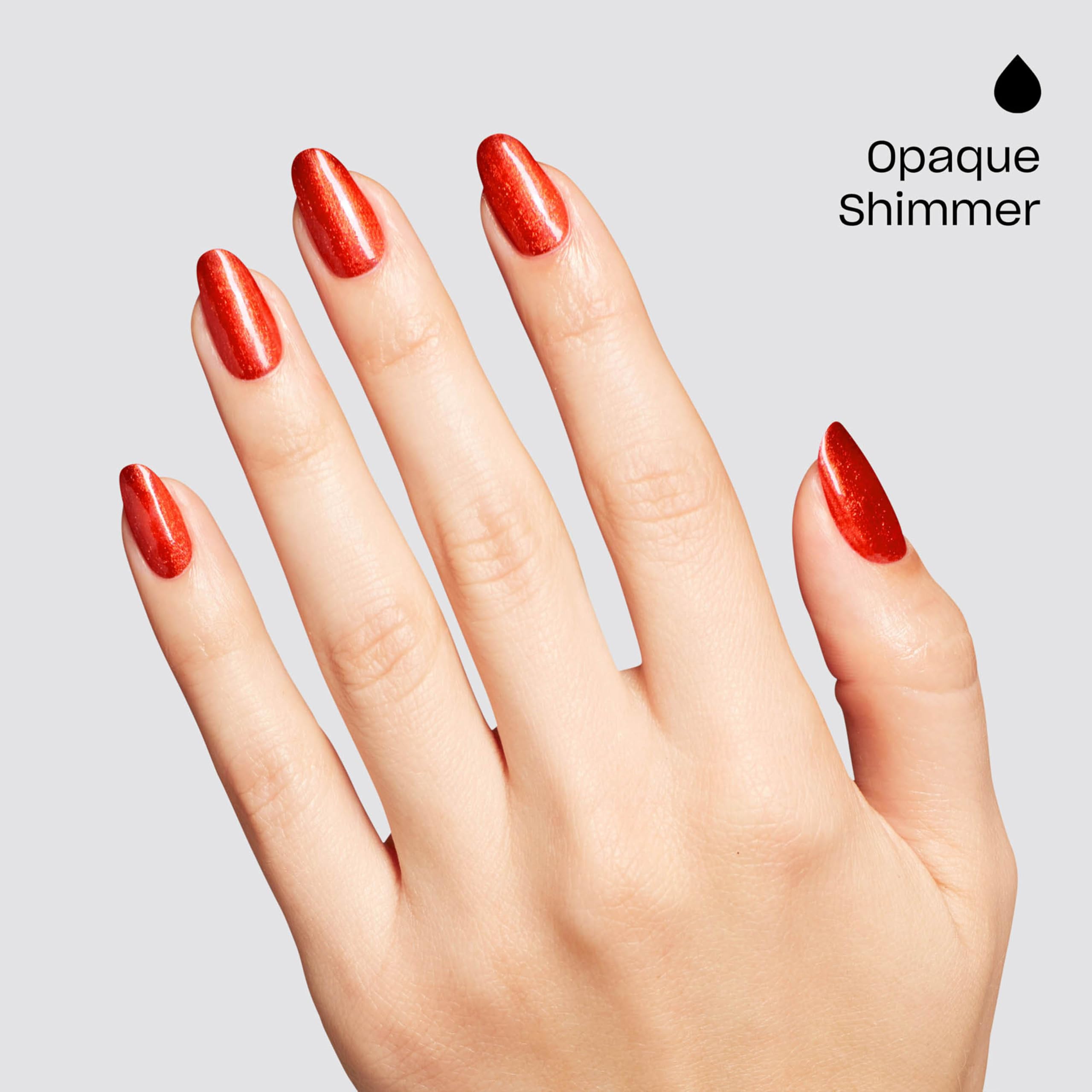 OPI macro of shimmer texture highlighting reflective particles and depth