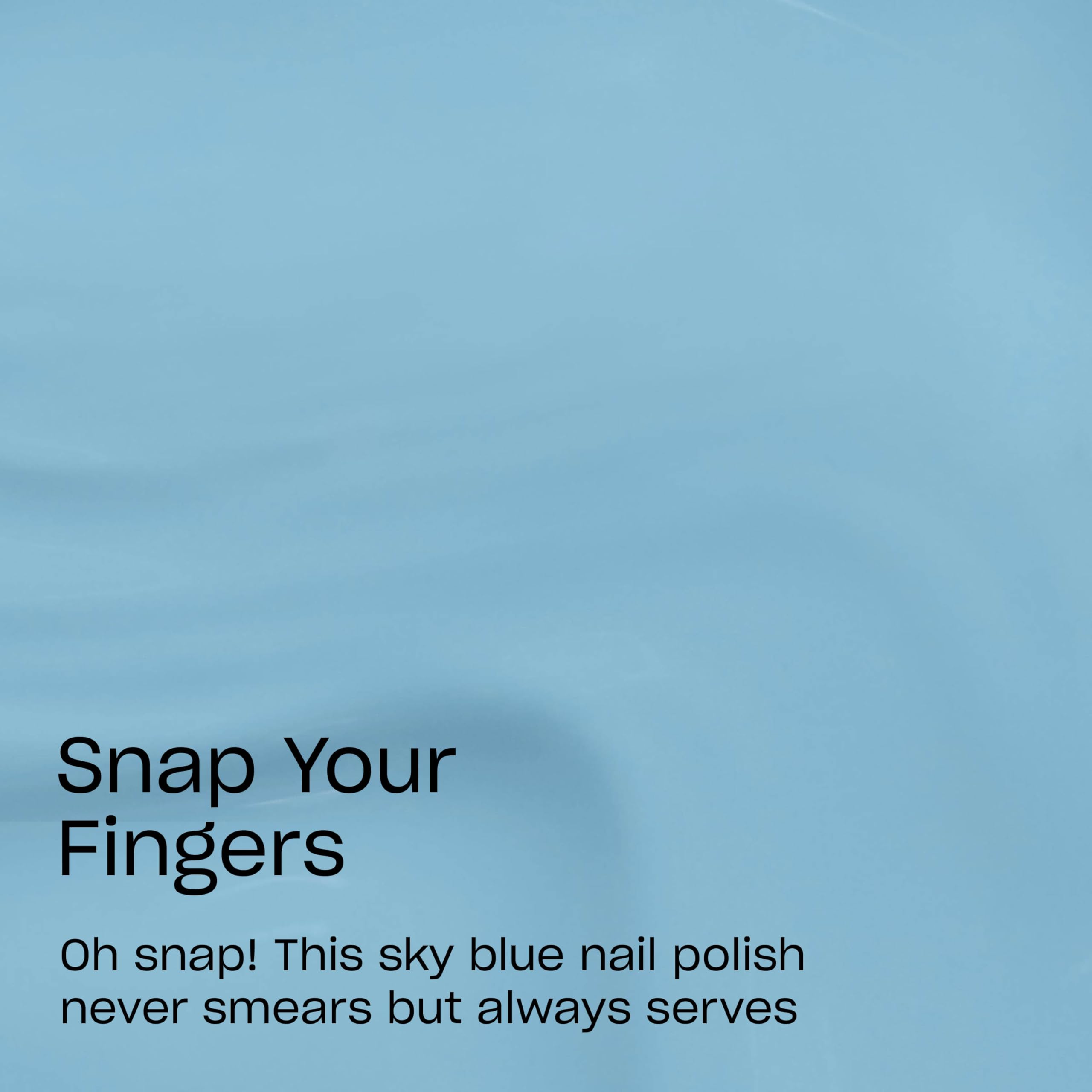 OPI Snap Your Fingers swatch on fingers illustrating full opacity and wear