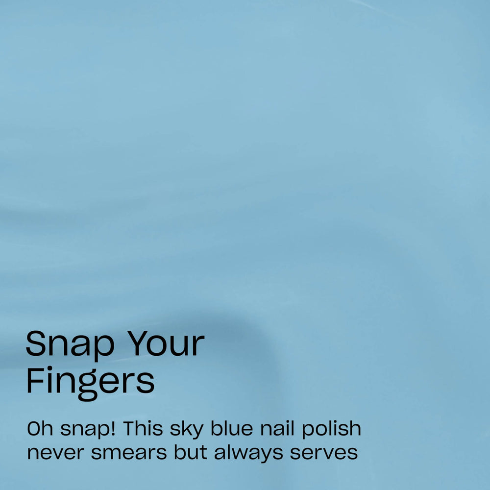 OPI Snap Your Fingers swatch on fingers illustrating full opacity and wear