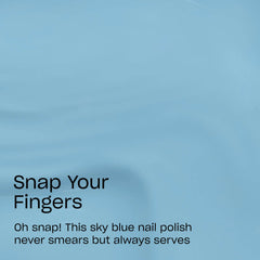 OPI Snap Your Fingers swatch on fingers illustrating full opacity and wear