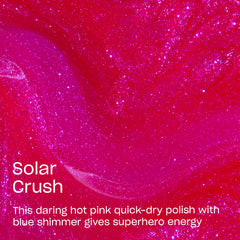 OPI close-up of blue shimmer in Solar Crush highlighting luminous payoff