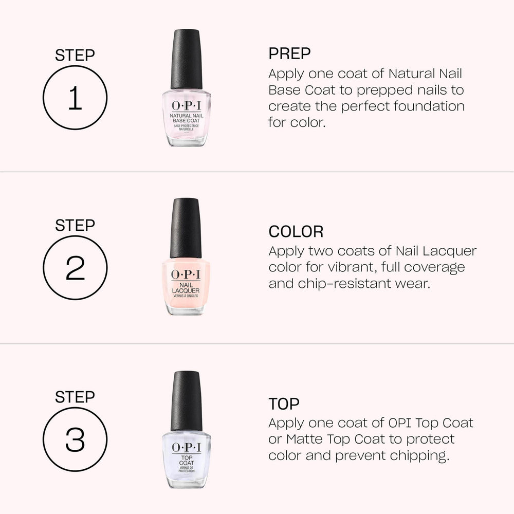 OPI press-on set in Spread the Cherry showing ready-to-wear convenience