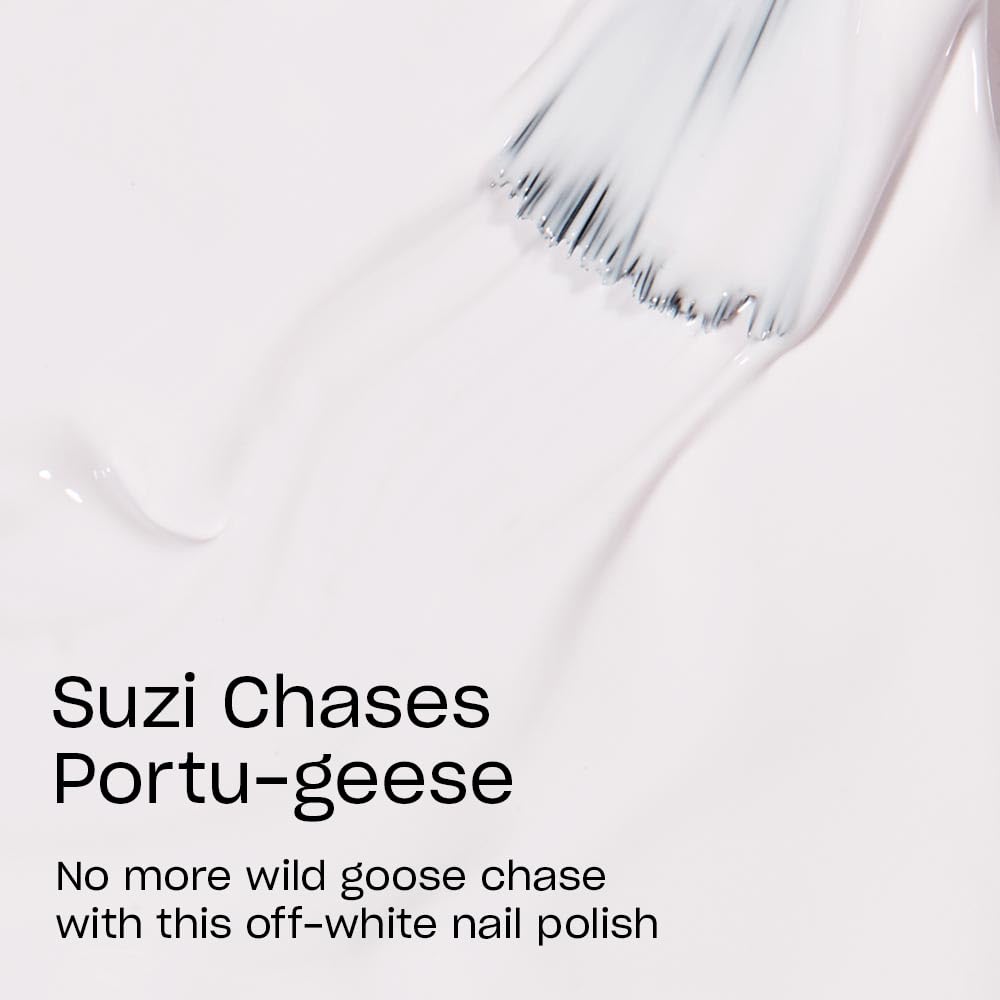 OPI brush stroke of Suzi Chases Portu-geese demonstrating smooth, even coverage and high pigmentation