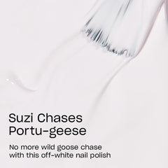OPI brush stroke of Suzi Chases Portu-geese demonstrating smooth, even coverage and high pigmentation