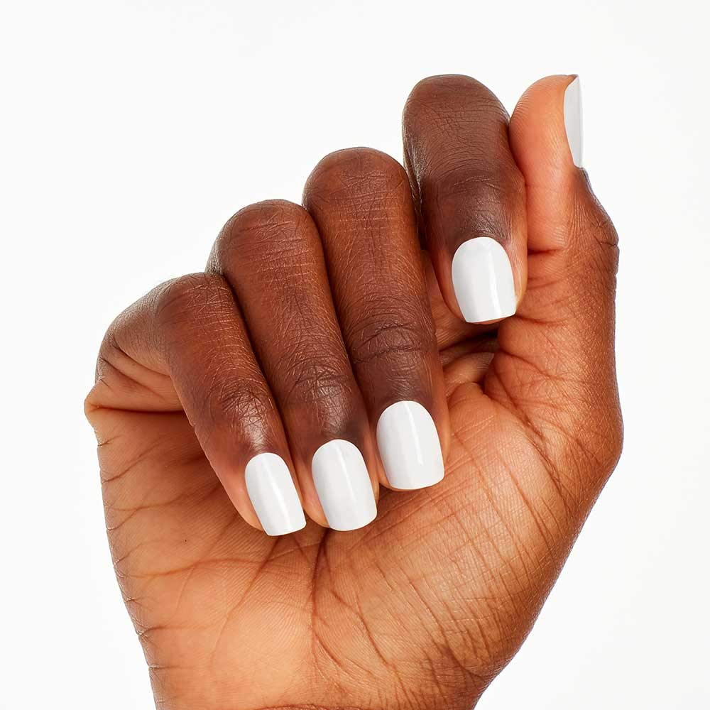 Close-up texture of OPI Suzi Chases Portu-geese showing glossy, chip-resistant surface