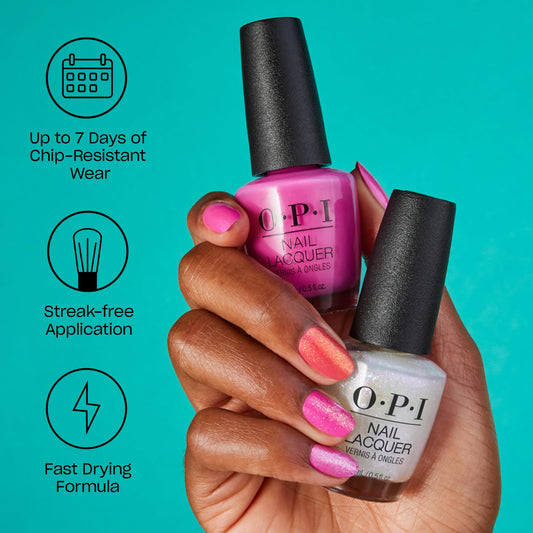 OPI brush stroke of Suzi Nails New Orleans demonstrating smooth application and streak-free coverage