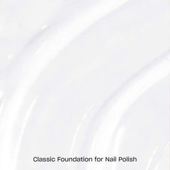 OPI clear base coat texture on nail offering stain protection