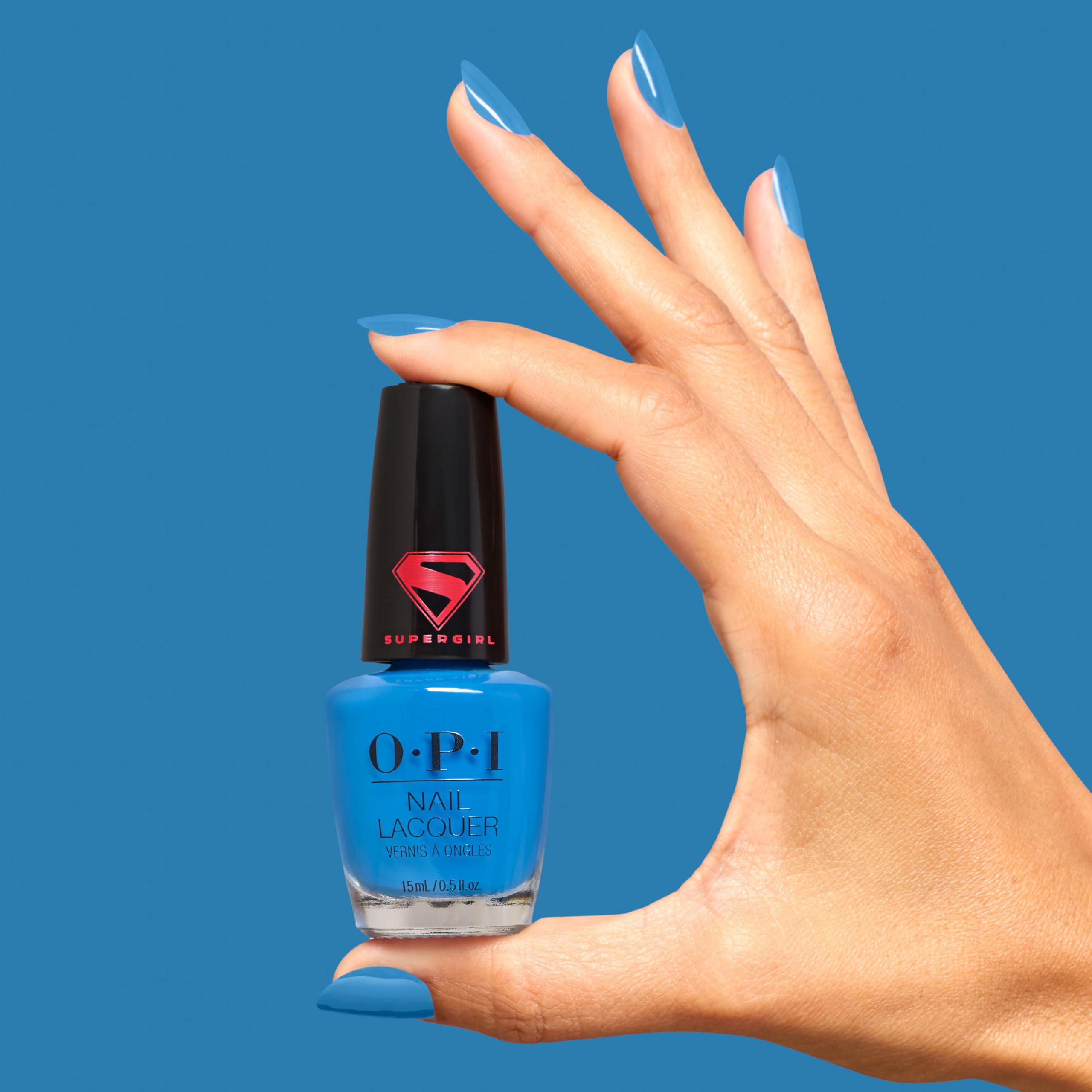 OPI glossy surface detail showing high-shine finish and reflection benefit