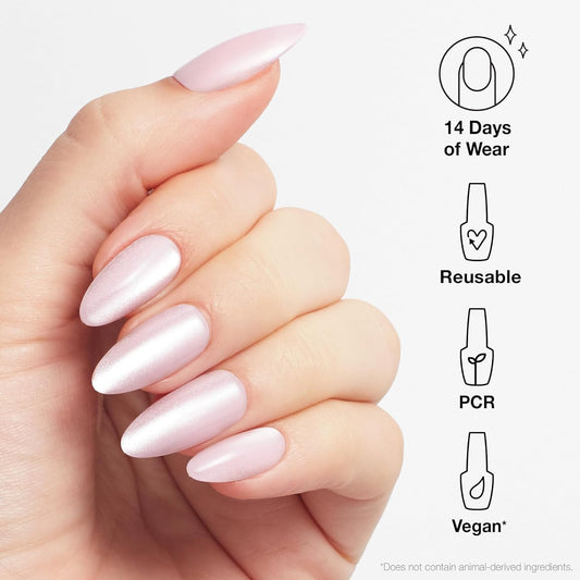 OPI velvet pink texture close-up highlighting soft finish and luxe look