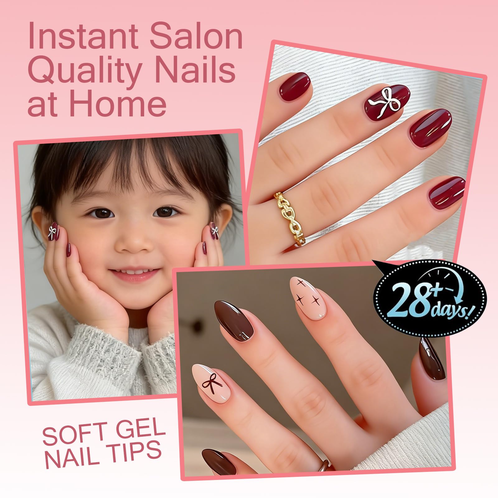 OPkssnails child pressing tip for fast, simple application