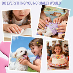 OPkssnails full 360pcs layout spread to show quantity and variety for DIY projects