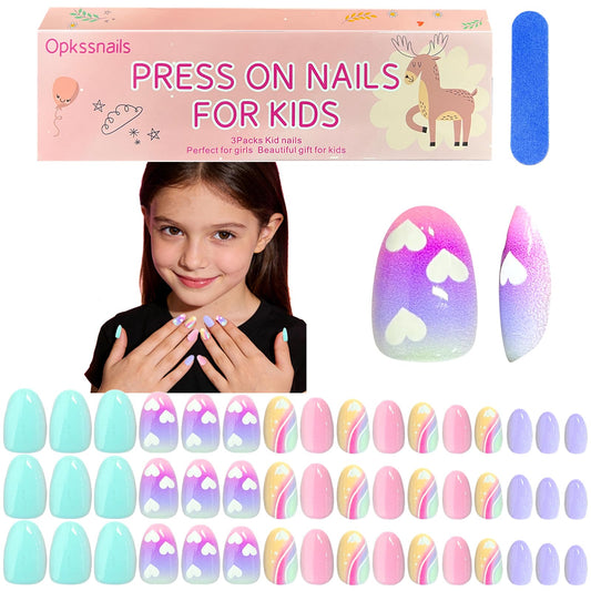 OPkssnails front packaging showing full 96-piece kit and colorful artwork benefits easy selection