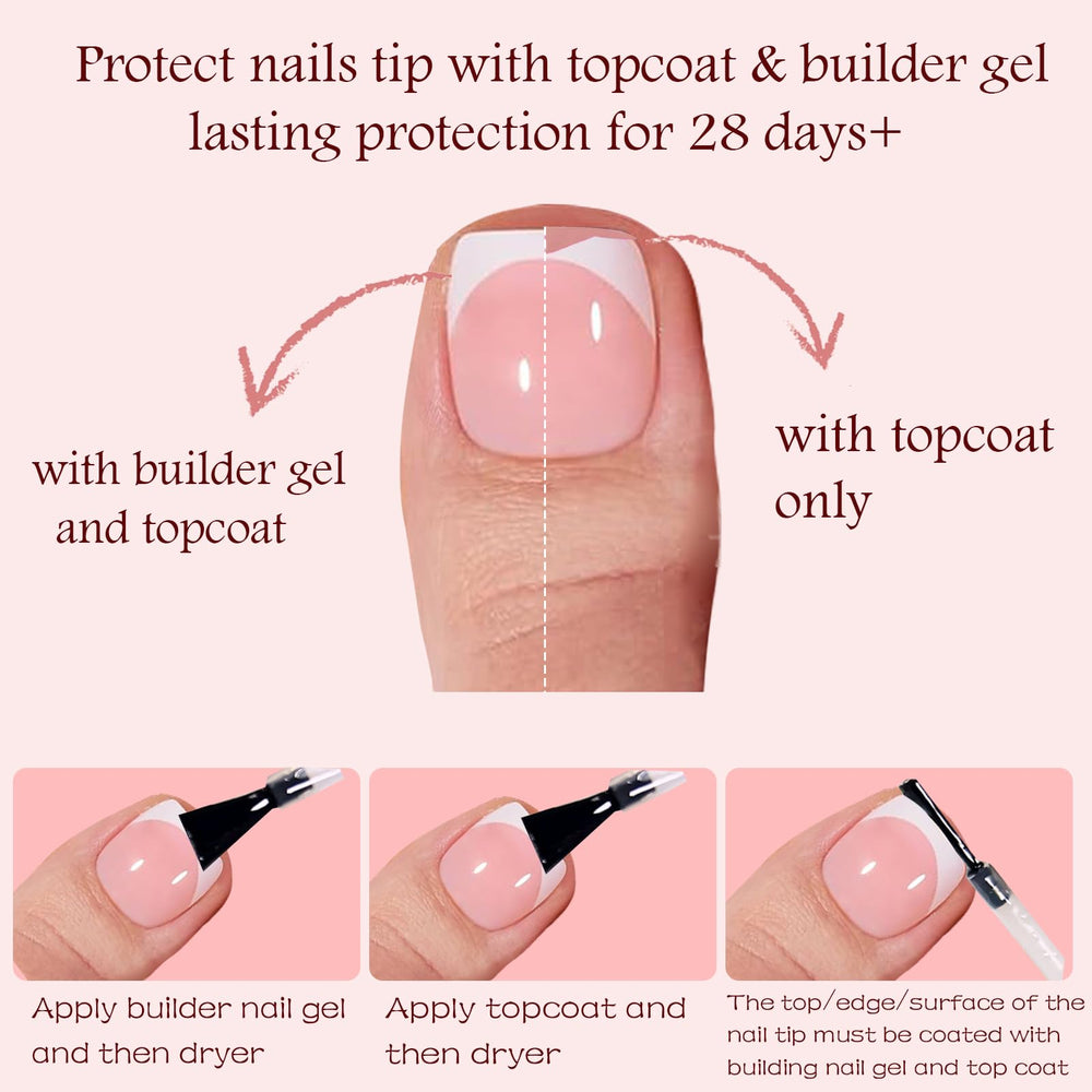 OPkssnails soft gel texture close-up demonstrating flexible, comfortable wear